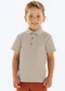 Up Baby - Camisa Polo Infantil Algodão Cinza - variação: Cinza
