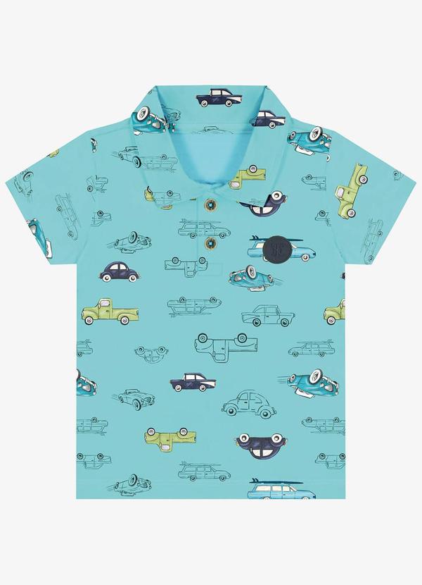 Trick Nick - Camisa Polo Infantil Azul