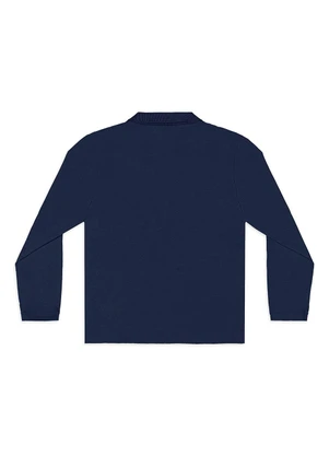 Quimby - Camisa Polo Infantil em Algodão Azul - QUIMBY