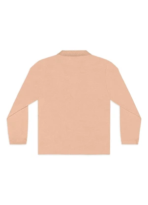 Quimby - Camisa Polo Infantil em Algodão Bege - QUIMBY