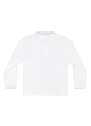 Quimby - Camisa Polo Infantil em Algodão Branco - QUIMBY