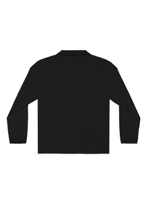 Quimby - Camisa Polo Infantil em Algodão Preto - QUIMBY