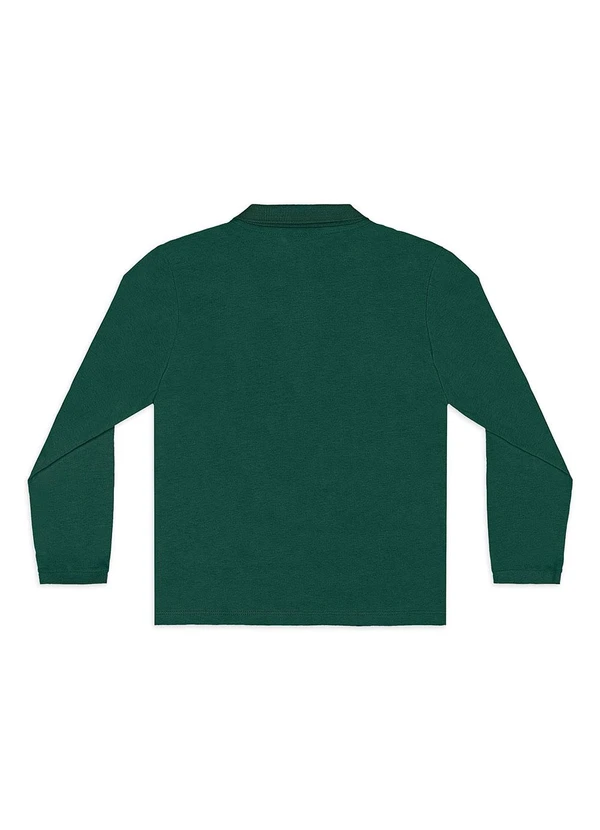 Quimby - Camisa Polo Infantil em Algodão Verde 2