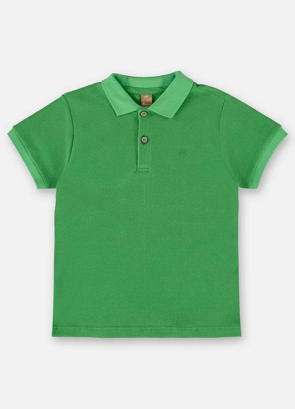 Up Baby - Camisa Polo Infantil em Piquet Verde 3