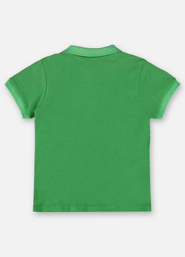 Up Baby - Camisa Polo Infantil em Piquet Verde 4