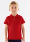 Up Baby - Camisa Polo Infantil em Piquet Verde - variação: Vermelho