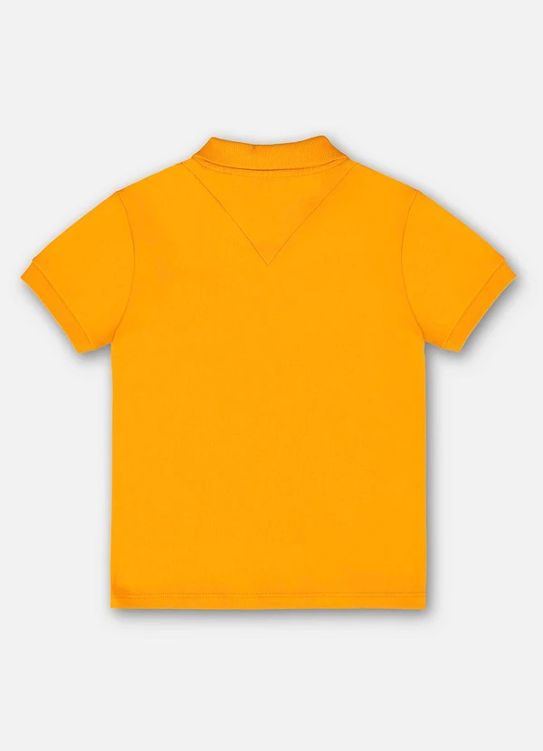 Up Baby - Camisa Polo Infantil em Suedine Amarelo 2