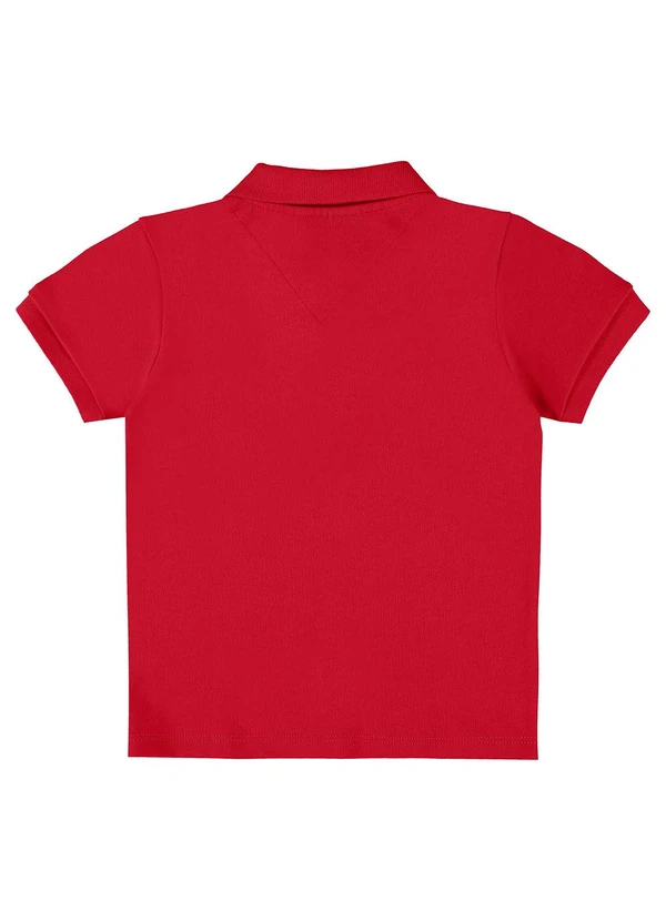 Up Baby - Camisa Polo Infantil em Suedine Vermelho 2
