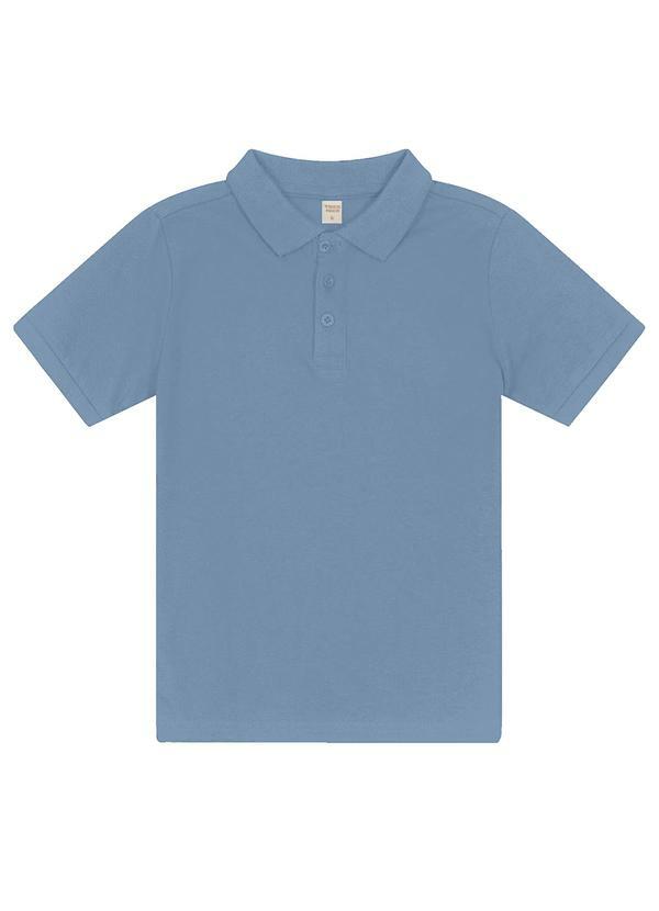 Trick Nick - Camisa Polo Infantil Menino em Cotton Azul
