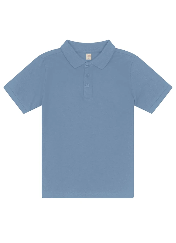 Trick Nick - Camisa Polo Infantil Menino em Cotton Azul