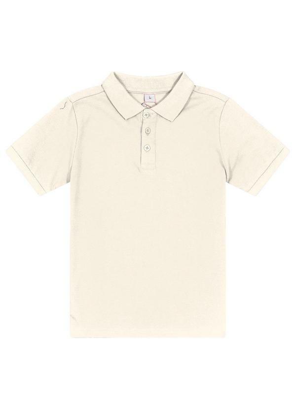 Trick Nick - Camisa Polo Infantil Menino em Cotton Bege