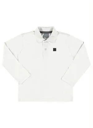 Quimby - Camisa Polo Infantil Menino Branco - QUIMBY