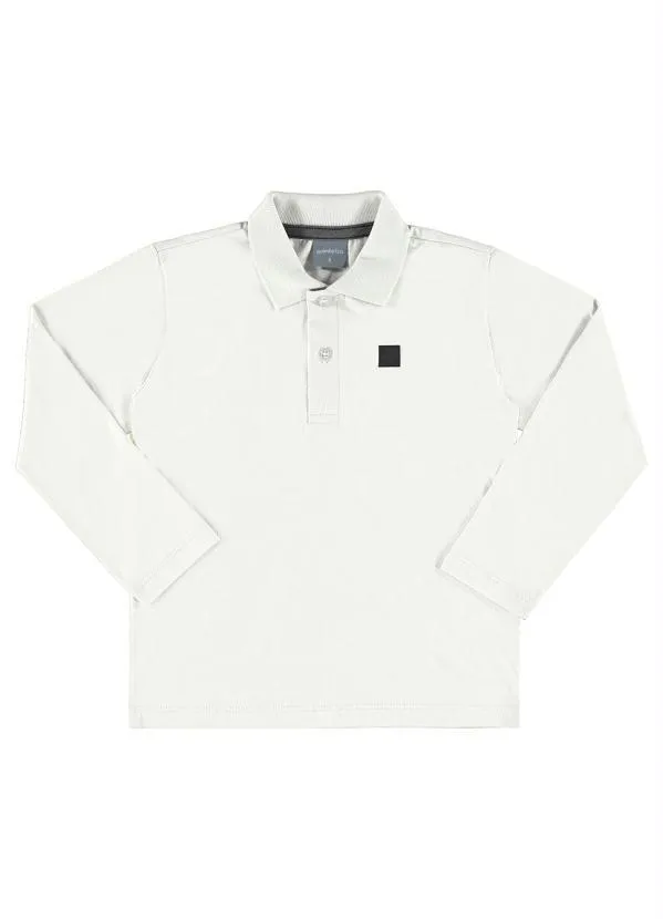 Quimby - Camisa Polo Infantil Menino Branco