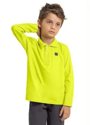 Quimby - Camisa Polo Infantil Menino Verde - QUIMBY
