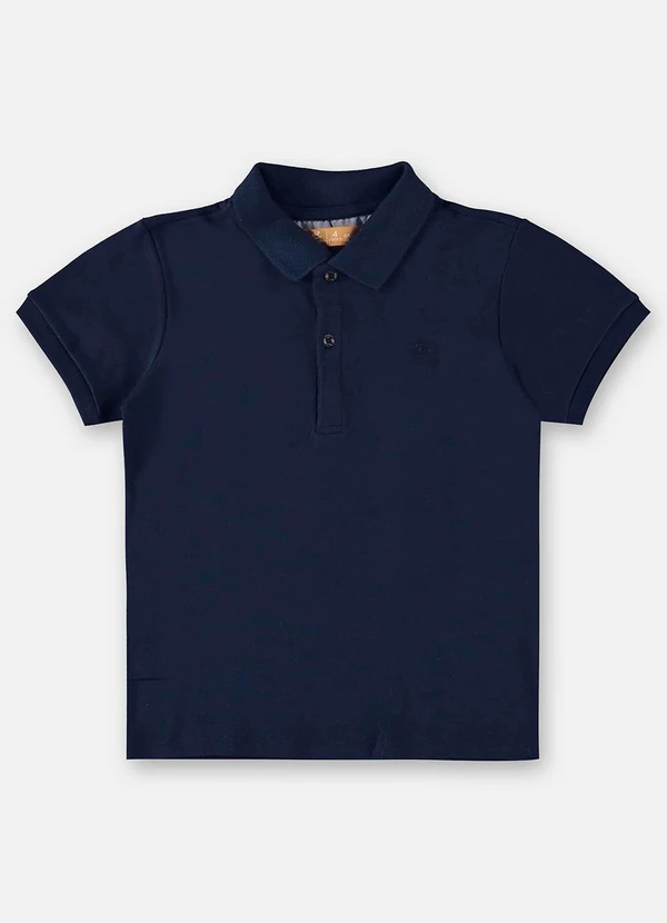 Up Baby - Camisa Polo Infantil para Menino Azul