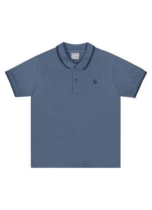 Quimby - Camisa Polo Infantil para Menino Azul - QUIMBY