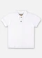 Up Baby - Camisa Polo para Menino Vermelho - variação: Branco