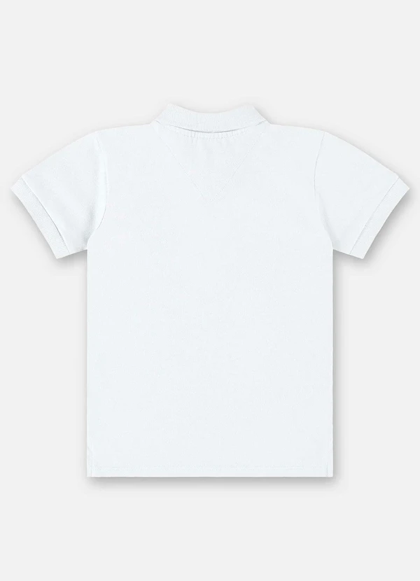 Up Baby - Camisa Polo Infantil para Menino Branco 2