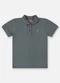 Up Baby - Camisa Polo para Menino Vermelho - variação: Cinza