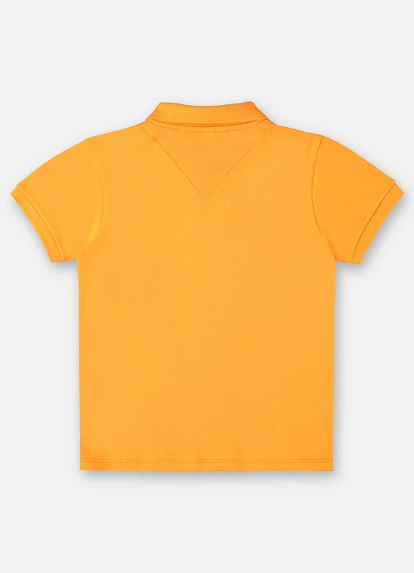 Up Baby - Camisa Polo Infantil para Menino Laranja 2