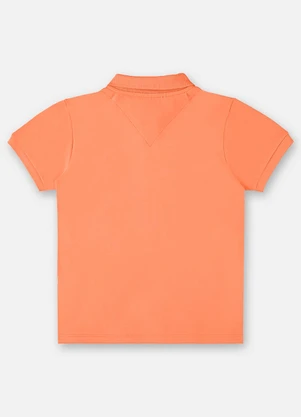 Up Baby - Camisa Polo Infantil para Menino Laranja - UP BABY