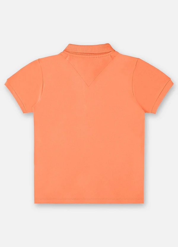 Up Baby - Camisa Polo Infantil para Menino Laranja 2
