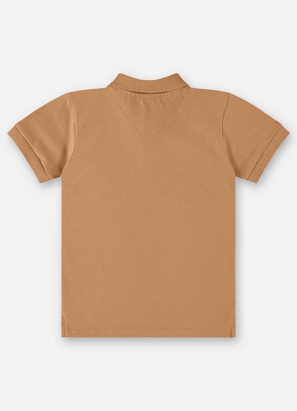 Up Baby - Camisa Polo Infantil para Menino Marrom 2