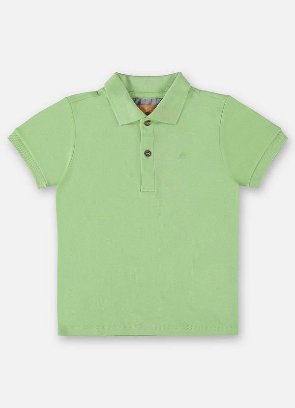 Up Baby - Camisa Polo Infantil para Menino Verde