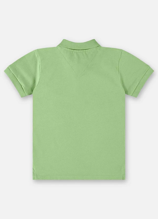 Up Baby - Camisa Polo Infantil para Menino Verde 2