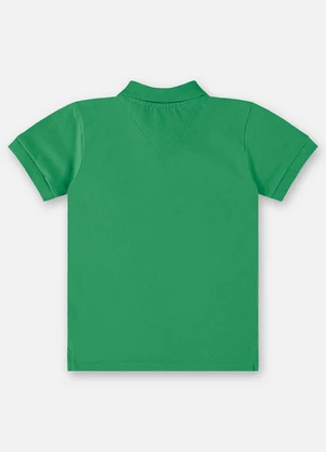 Up Baby - Camisa Polo Infantil para Menino Verde - UP BABY