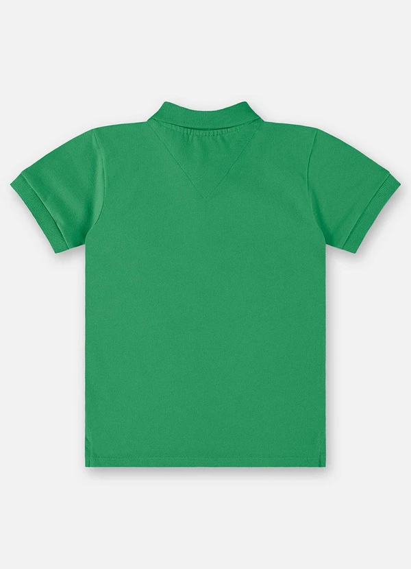 Up Baby - Camisa Polo Infantil para Menino Verde 2