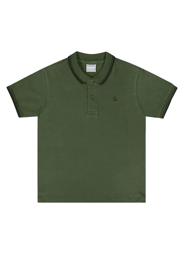 Quimby - Camisa Polo Infantil para Menino Verde