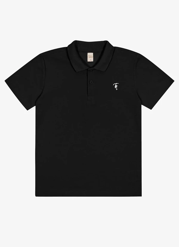 Trick Nick - Camisa Polo Infantil Preto