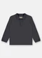 Up Baby - Camisa Polo Infantil Suedine Cinza - variação:  