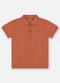 Up Baby - Camisa Polo para Menino Vermelho - variação: Marrom