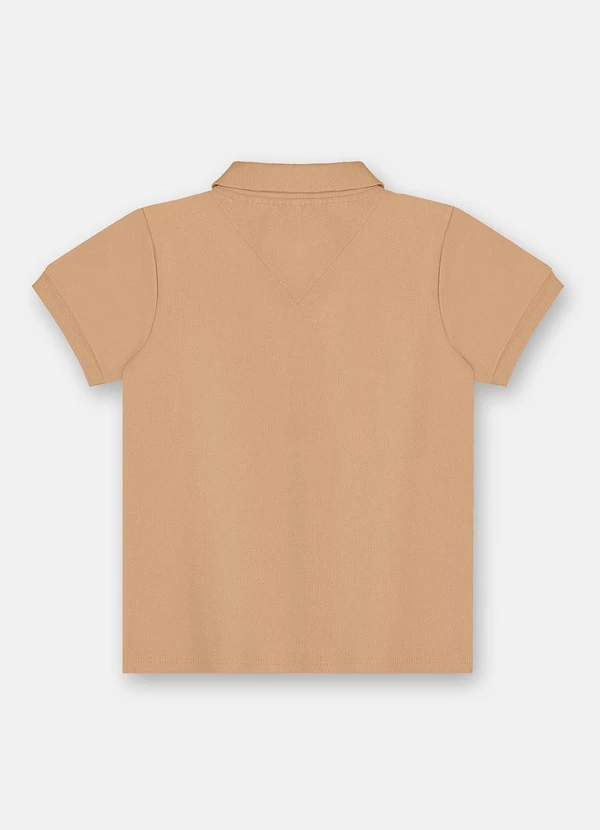 Up Baby - Camisa Polo Infantil Suedine Marrom 4