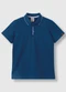 Carinhoso - Camisa Polo Inspire em Piquet Salmão - variação: Azul Escuro