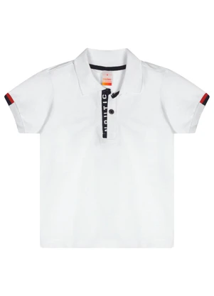 Marisol - Camisa Polo Manga Curta Infantil Branco - MARISOL