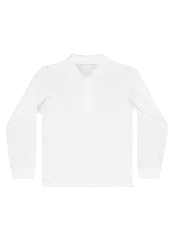 Quimby - Camisa Polo Manga Longa Branco 2