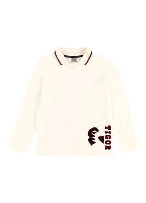 Tigor T Tigre - Camisa Polo Manga Longa Branco - TIGOR T TIGRE