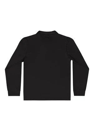 Quimby - Camisa Polo Manga Longa Preto - QUIMBY