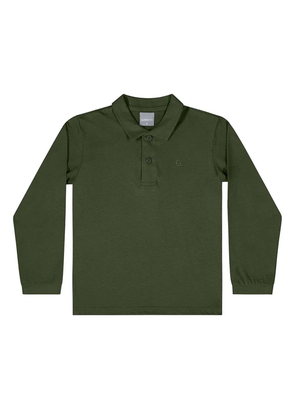 Quimby - Camisa Polo Manga Longa Verde