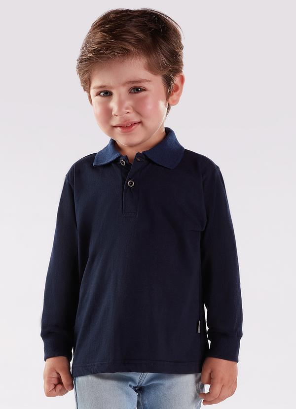 Pulla Bulla - Camisa Polo Menino Azul