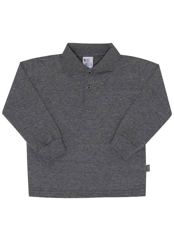 Pulla Bulla - Camisa Polo Menino Cinza