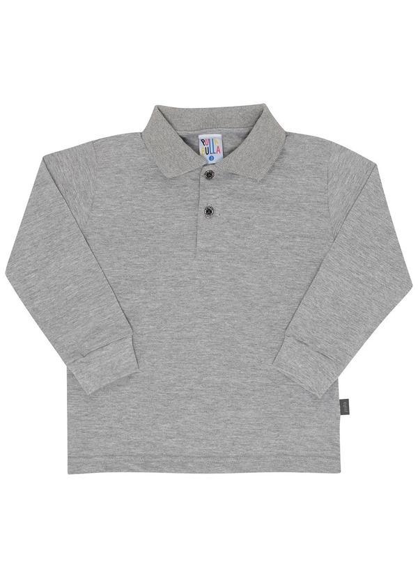 Pulla Bulla - Camisa Polo Menino Cinza