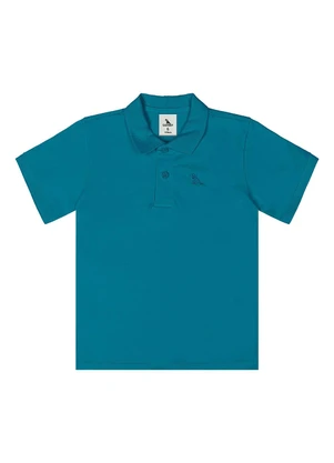 Quimby - Camisa Polo Meia Malha Azul - QUIMBY