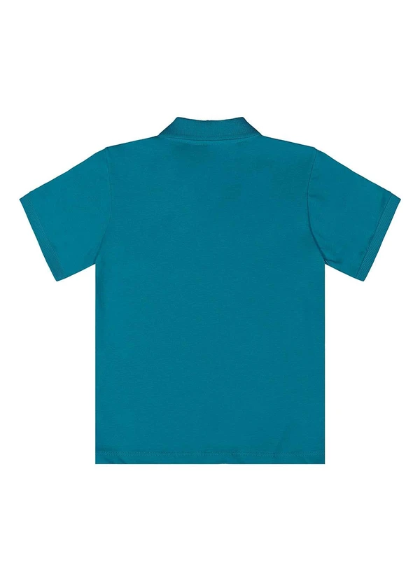 Quimby - Camisa Polo Meia Malha Azul 2
