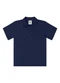 Quimby - Camisa Polo Meia Malha Azul - variação: Azul