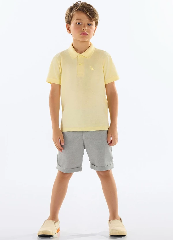 Quimby - Camisa Polo Meia Malha Marrom 2