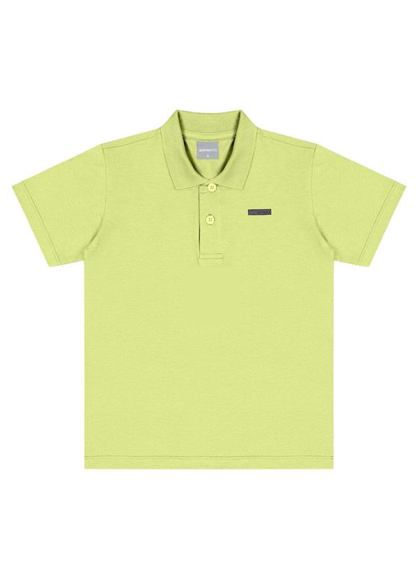 Quimby - Camisa Polo Meia Malha para Menino Verde